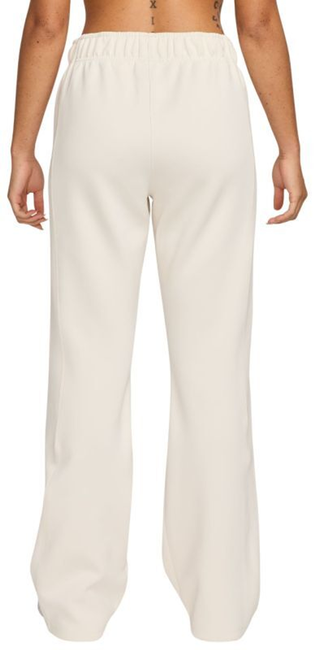 Женские теннисные брюки Nike Court Heritage Windrunner Mid-Rise Tennis - бледно-слоновая кость