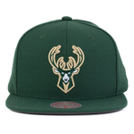 Баскетбольная кепка Mitchell & Ness Team Ground 2.0 Snapback Milwaukee Bucks