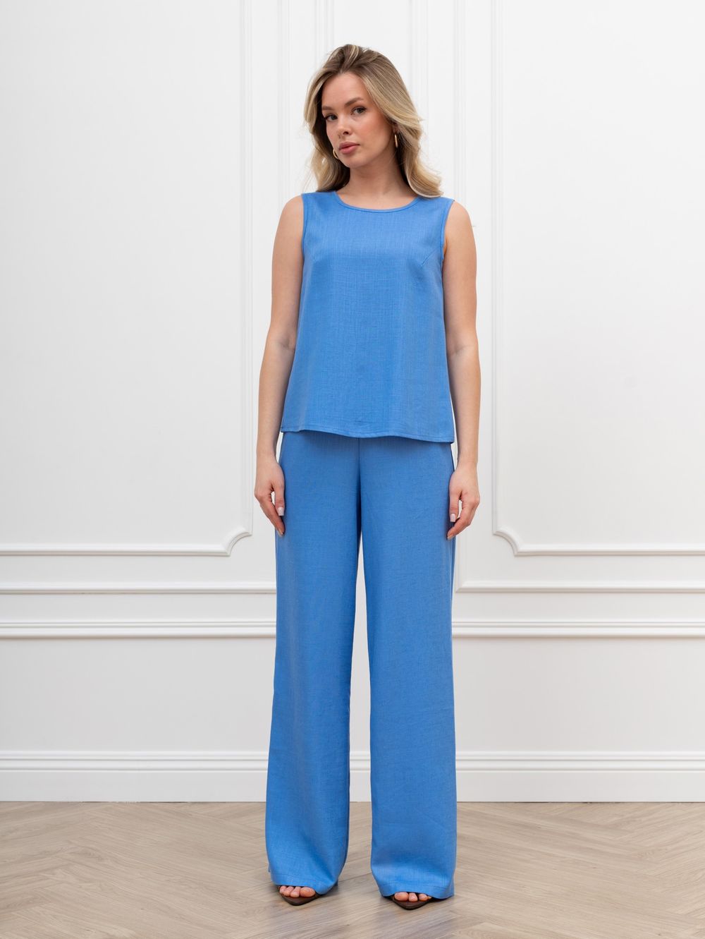 Блузка (топ) Сибелла-5 Виотекс ГОЛУБОЙ