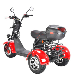 Электротрицикл WHITE SIBERIA PRO TRIKE 3000W RED
