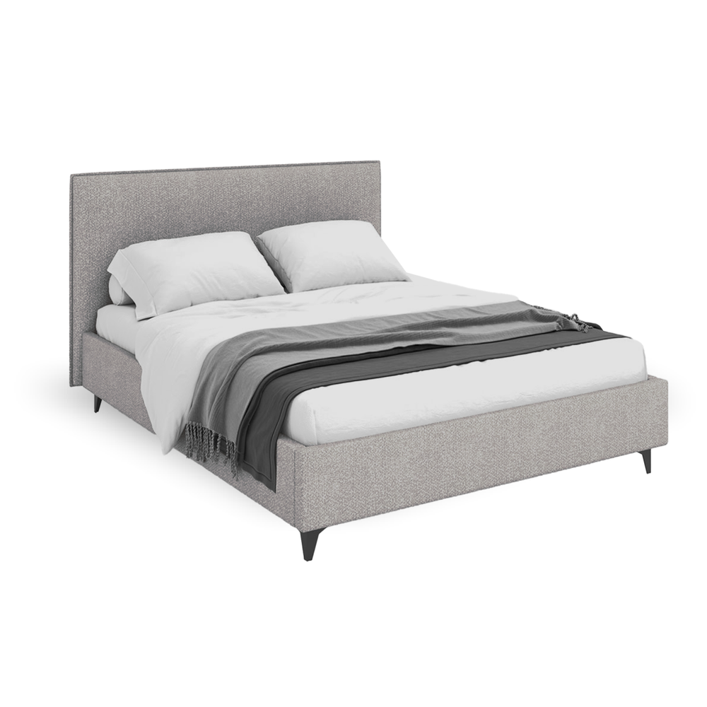 Кровать Пальмира (с.м.160*200) Runa light beige, ВариантКроя1