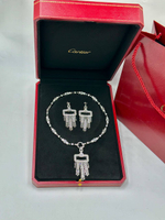 Набор Cartier (кулон + серьги)