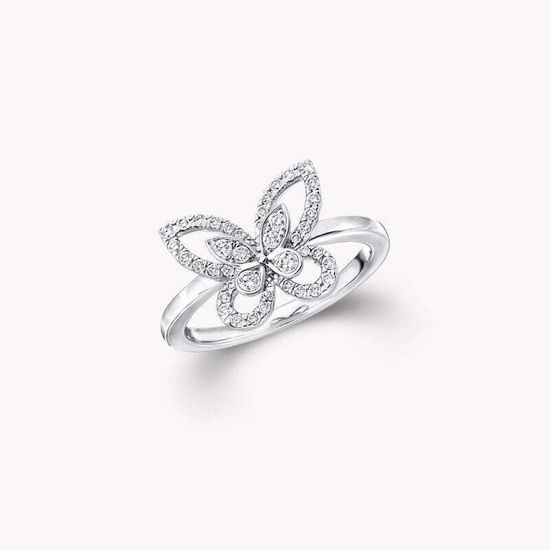 Кольцо Graff Butterfly Silhouette Diamond Mini Ring