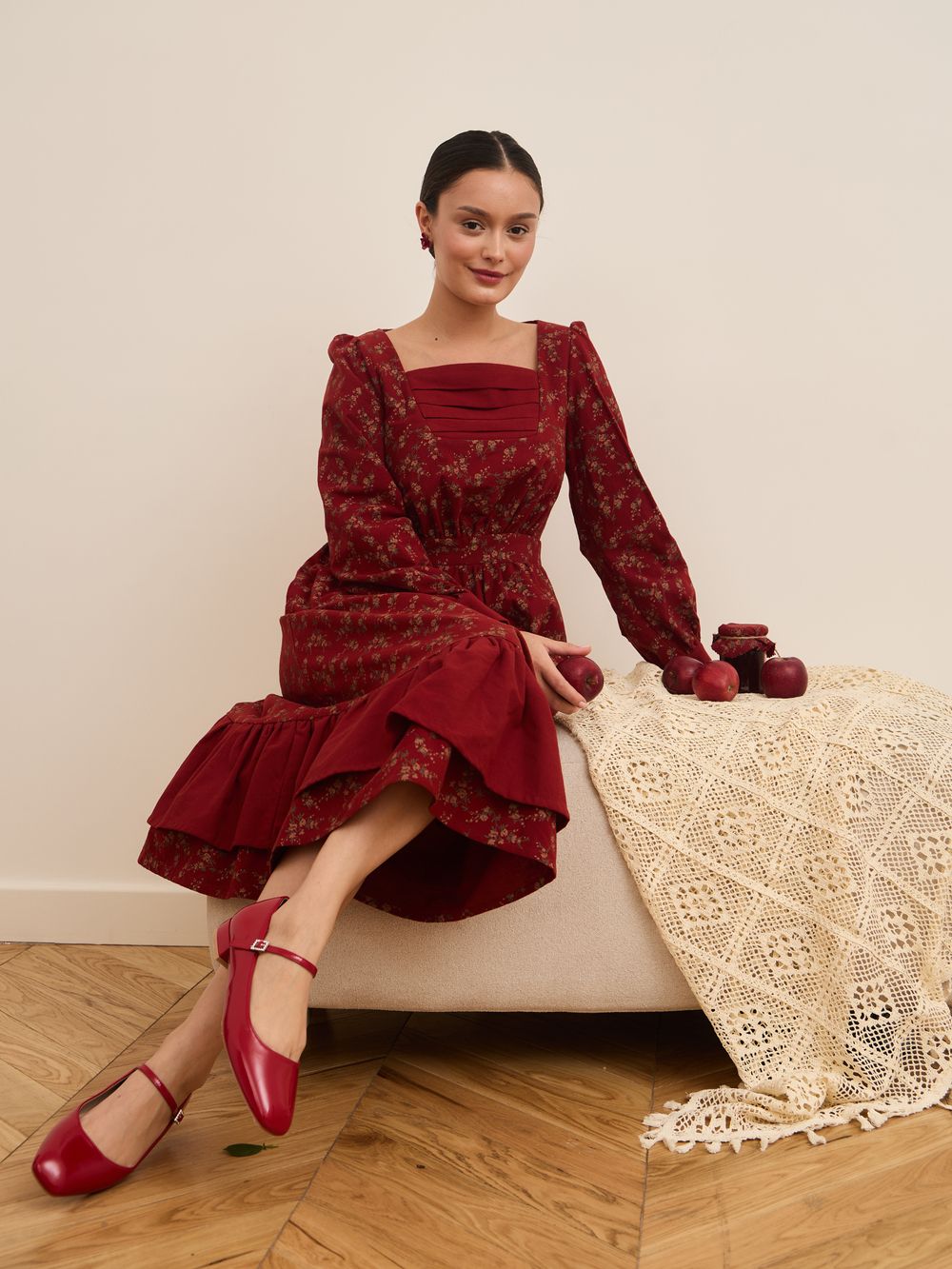 Платье с драпировкой