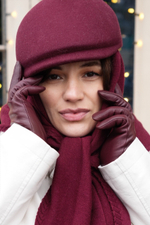 Косынка облегченная винный
