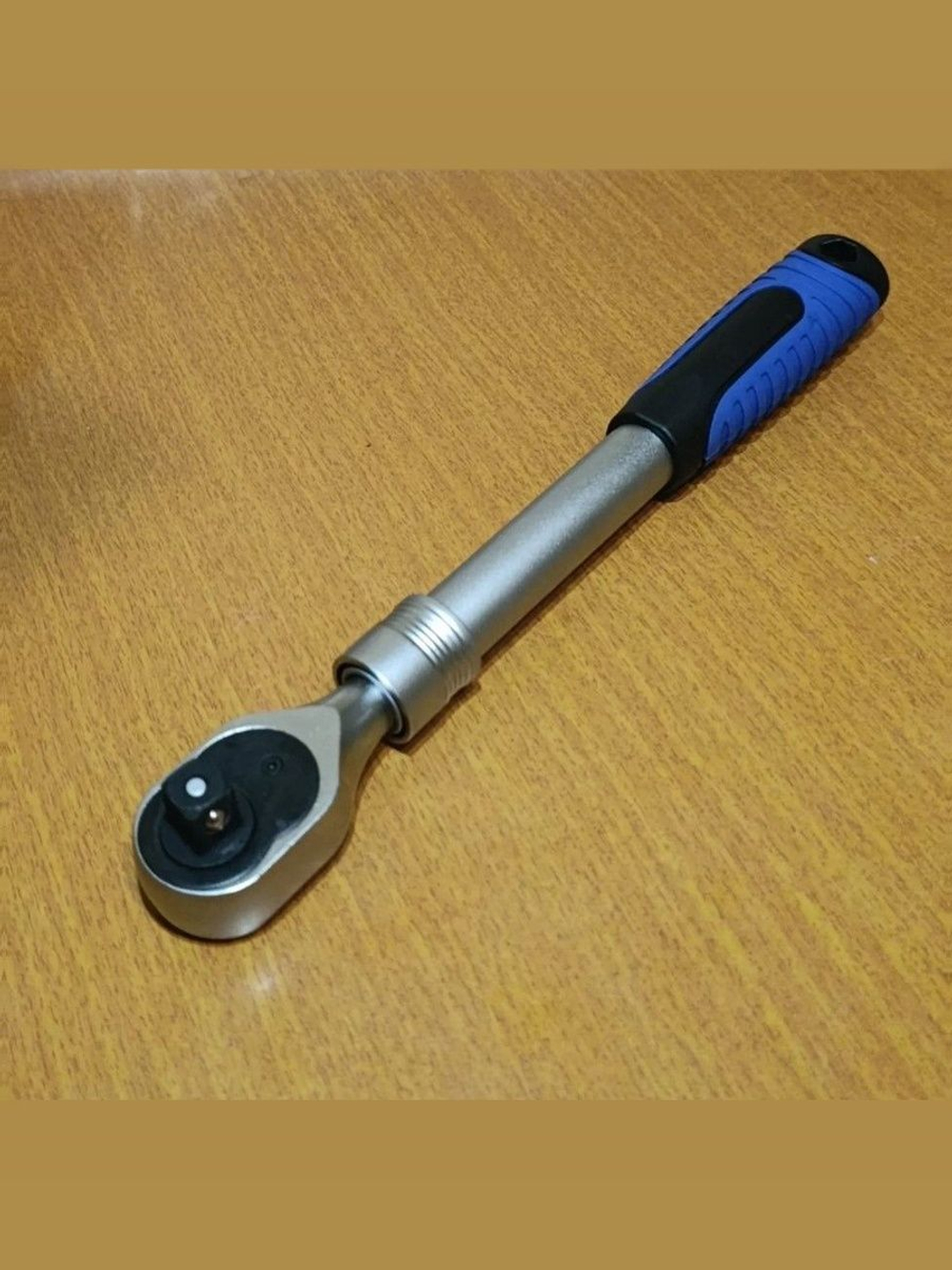 Телескопическая трещотка для торцовых головок 1/2" 290-430 мм