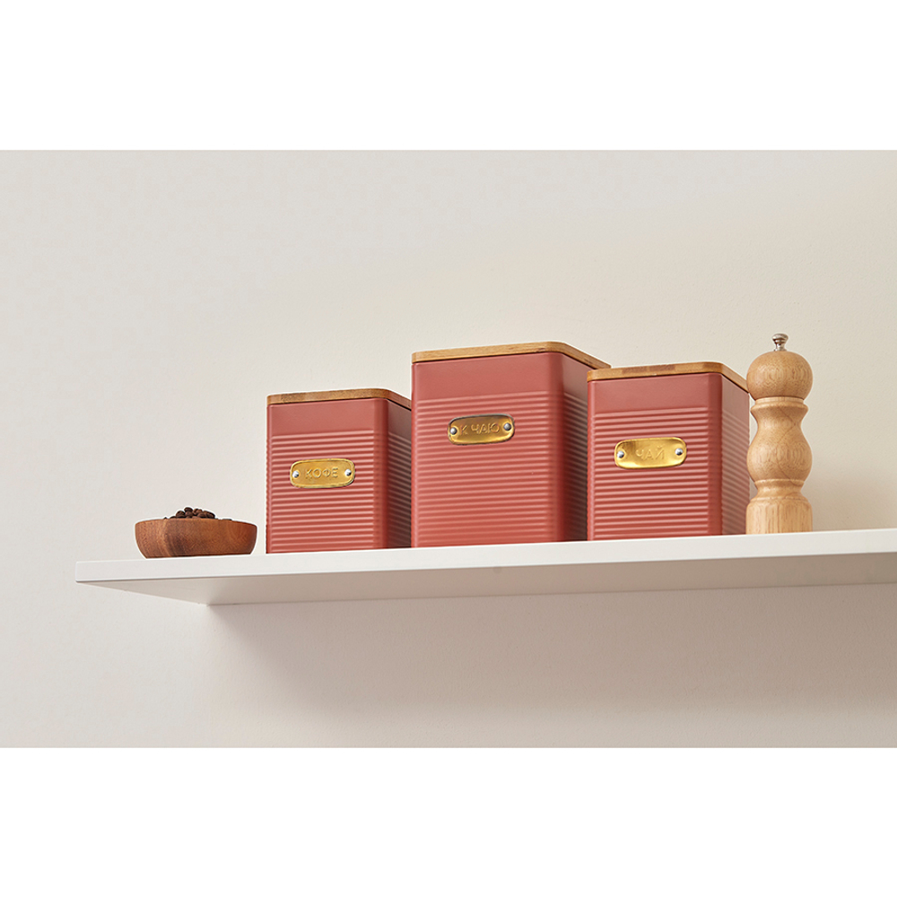 Банка для хранения сладостей irmel, 3,2 л, терракота