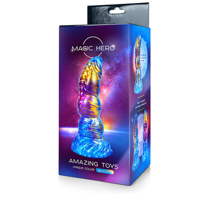 Фаллоимитатор с присоской Magic Hero разноцветный 23 см