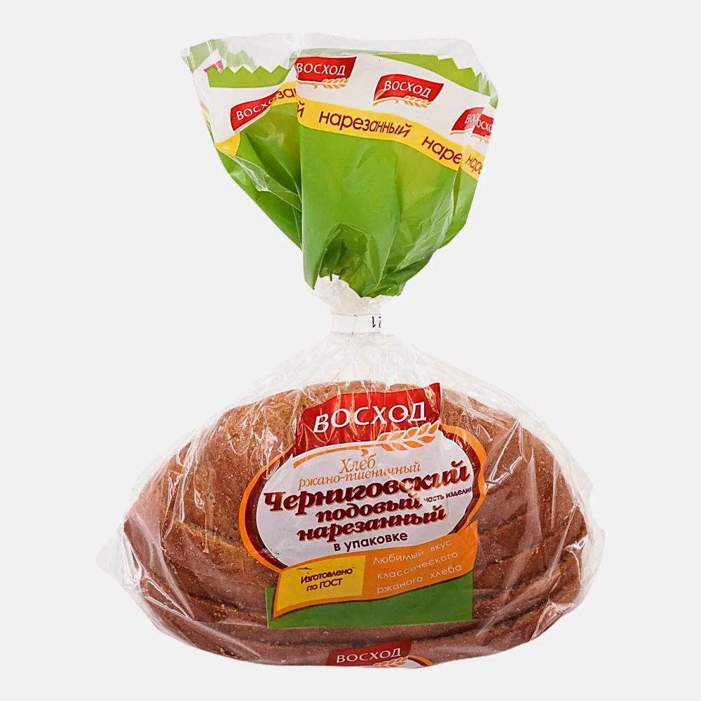 Хлеб Ржаной пшеничный Черниговский нарезанный ХО Восход 250г