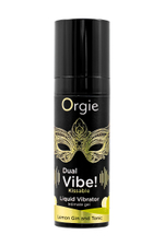 Съедобный гель с эффектом вибрации Orgie со вкусом джин-тоника 15 мл