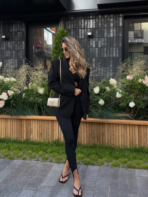 Леггинсы со штрипками