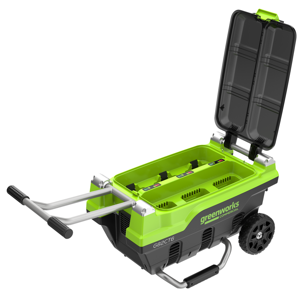 Зарядное устройство для 6 аккумуляторов Greenworks G82CT6 Арт.2955107, 82V