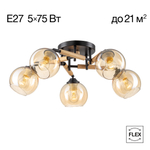 Citilux TIKA CL133151 Люстра поворотная Чёрная