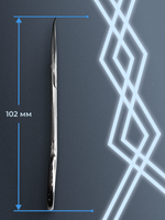 Профессиональные маникюрные ножницы для кутикулы с крючком Exclusive 21/2 (magnolia)