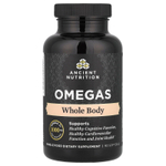 Ancient Nutrition, омега, для всего организма, 90 капсул