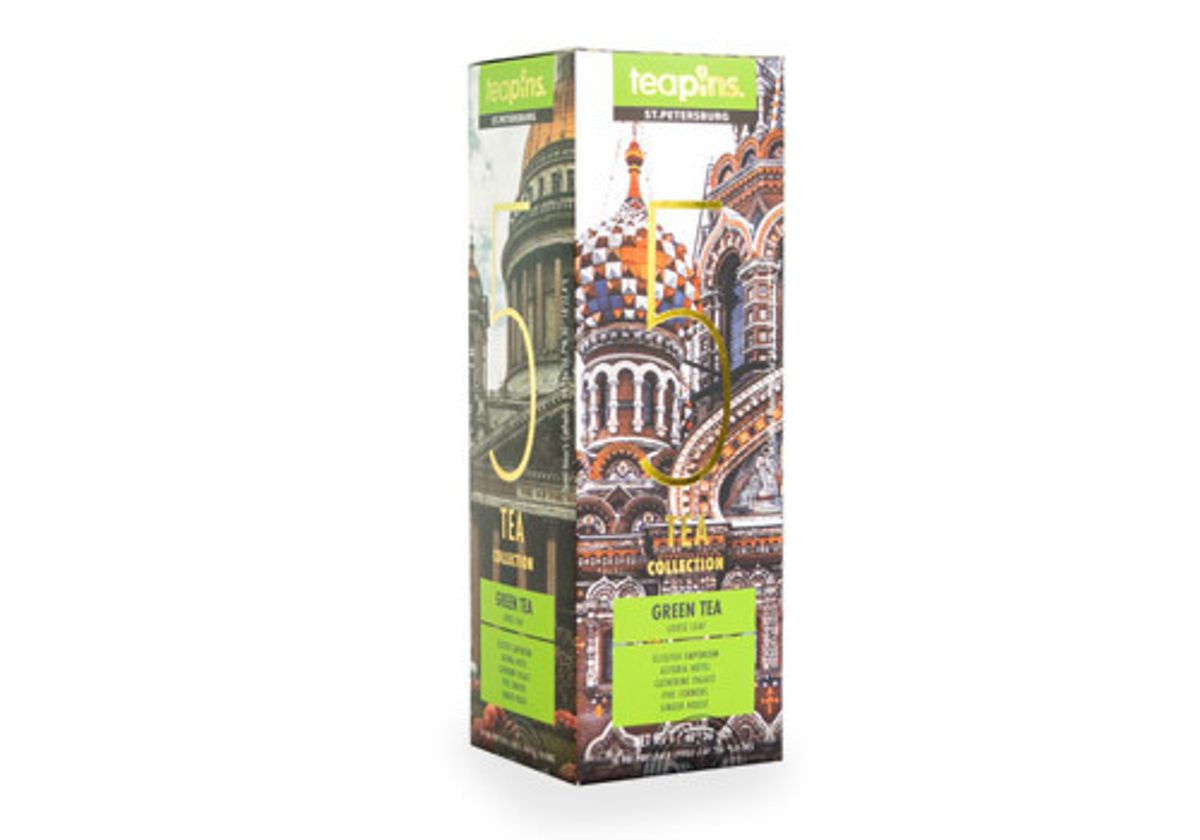 Подарочный зеленый чай "Saint Petersburg Teapins", 50г