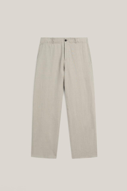 Massimo Dutti Брюки из 100% льна - Limited Edition, серый