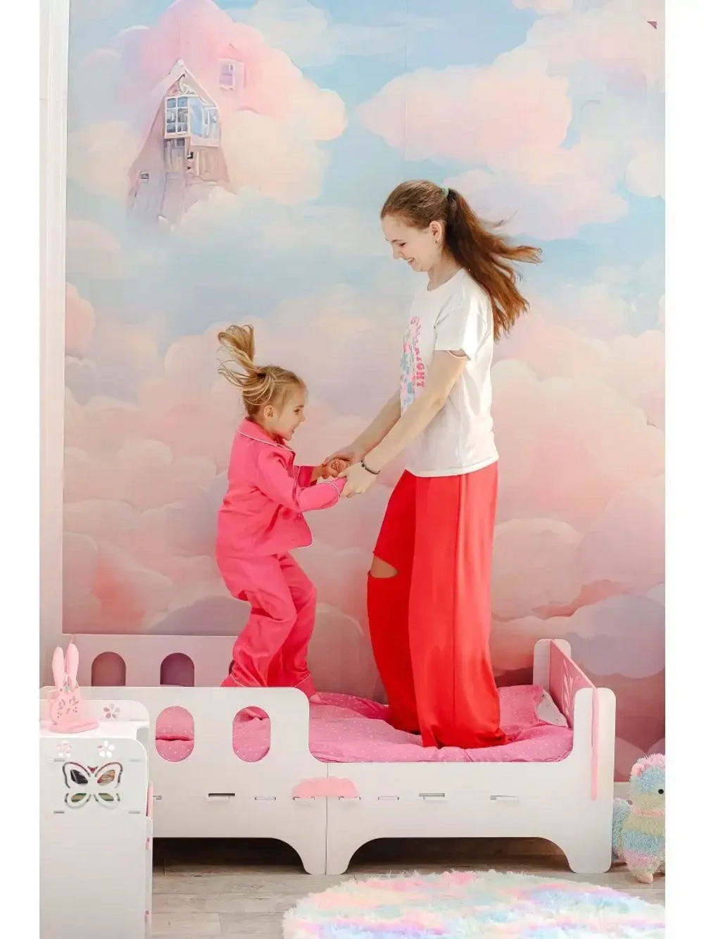 Кровать софа односпальная деревянная 160х80