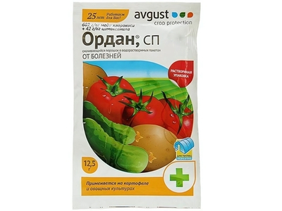 Ордан от болезней на картофеле и овощных культурах 12,5г Август