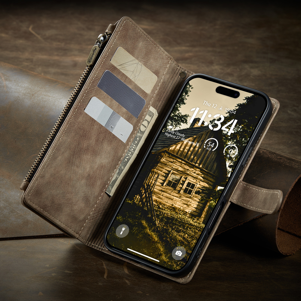 Многофункциональный чехол-кошелек CaseMe 3 in 1 Matte Wallet для iPhone 17 Air