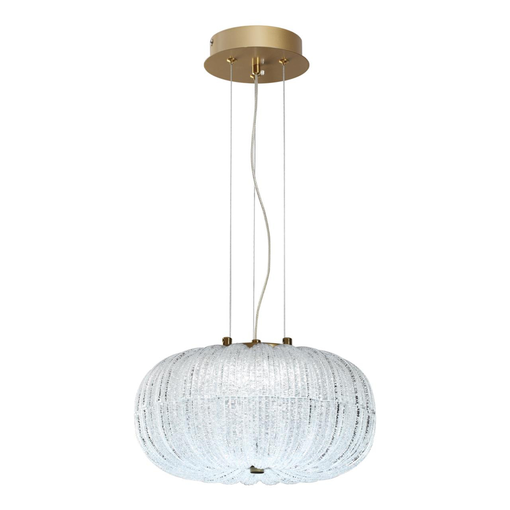 7720/24L PIKO LED SN 570 Светильник металл/стекло/прозрачный/золотой LED 24Вт 3000-6500K D300 IP20 пульт ДУ ANGELO
