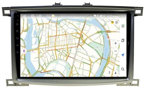 Магнитола для Toyota Land Cruiser 100, Lexus LX470 2002-2007 (экран климата снизу) - Vaycar VA77-1166 на Android 13, 4G SIM-слот