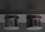 Термостат Gessi HI-FI, до 2-х функций одновременно, встраиваемый, цвет Matte Black