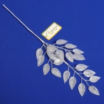 Ветка декоративная «Волшебные листья» 50 см, Белый