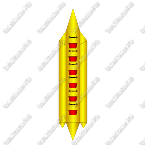 Водный банан, мест для посадки 6, без усиления