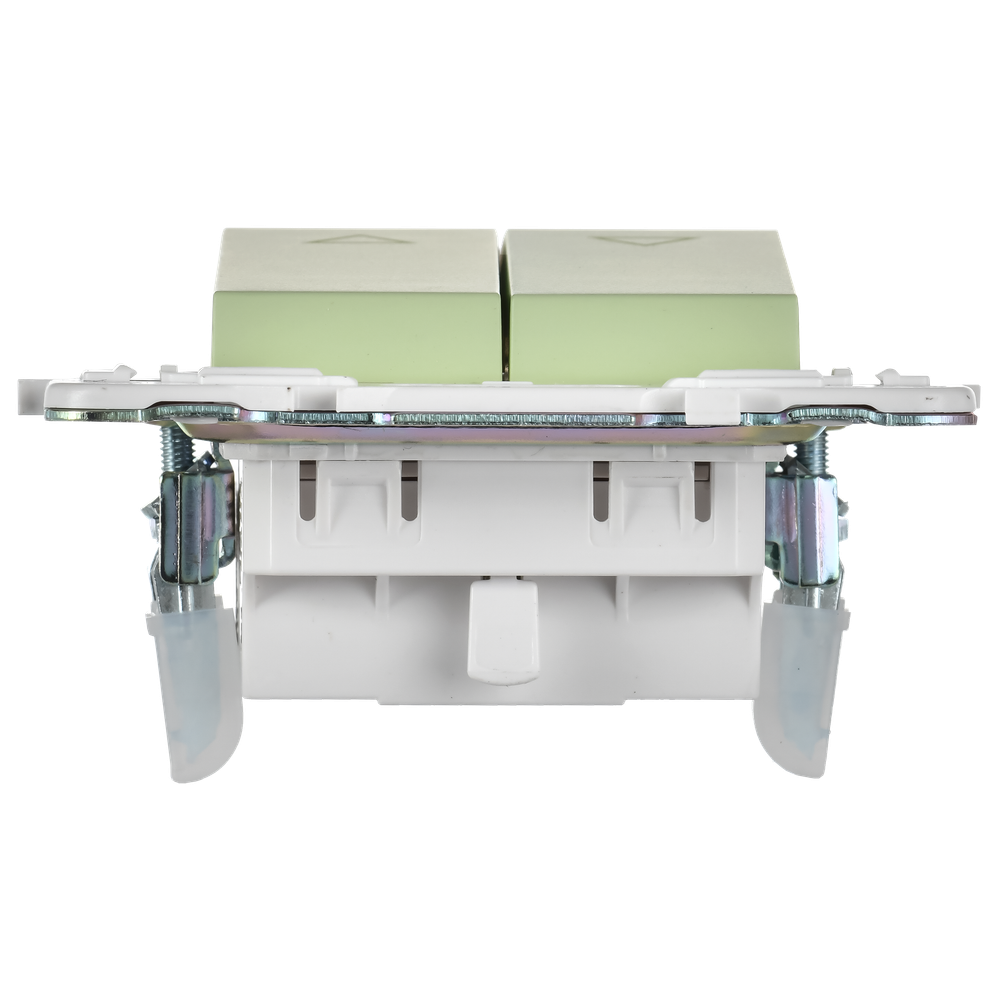 SKANDY Выключатель жалюзи 10А SK-V12G мятный IEK