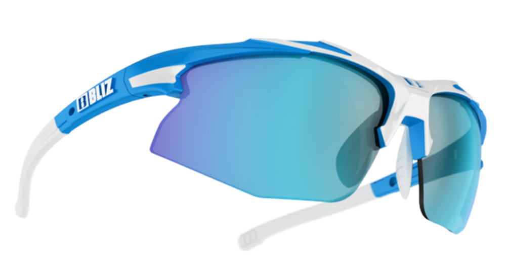 Спортивные очки со сменными линзами (3 линзы в комплекте)  "BLIZ Active Velo XT Smallface White/Blue"