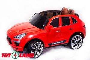 Детский электромобиль Toyland Porsche Macan красный