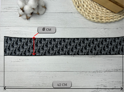 НАБОР Подвязов ДЛЯ ПОЛО черный/серый 2шт