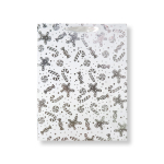 Пакет подарочный бумажный Alingar, (XL) 29,5х38х9 см, "С Новым годом!", ламинация, тиснение фольга, ассорти