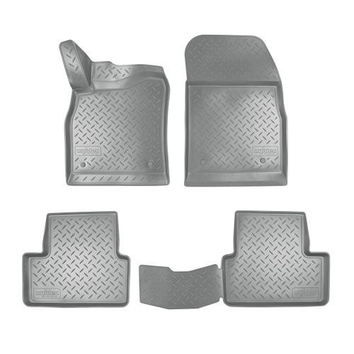 Ковры в салон Norplast/Unidec для Opel Astra в кузове J (2010-)Полиуретан,Серый, арт.NPL-Po-63-10-G