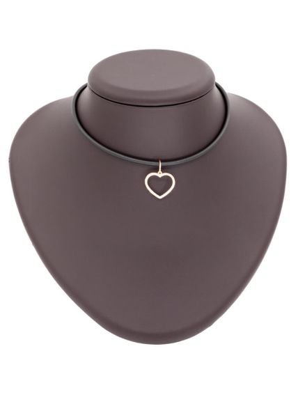 Контур Сердца - подвеска из золота, вид