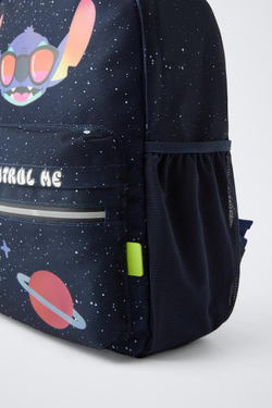 ZARA РЮКЗАК С ПРИНТОМ LILO & STITCH © DISNEY», ЧЕРНЫЙ