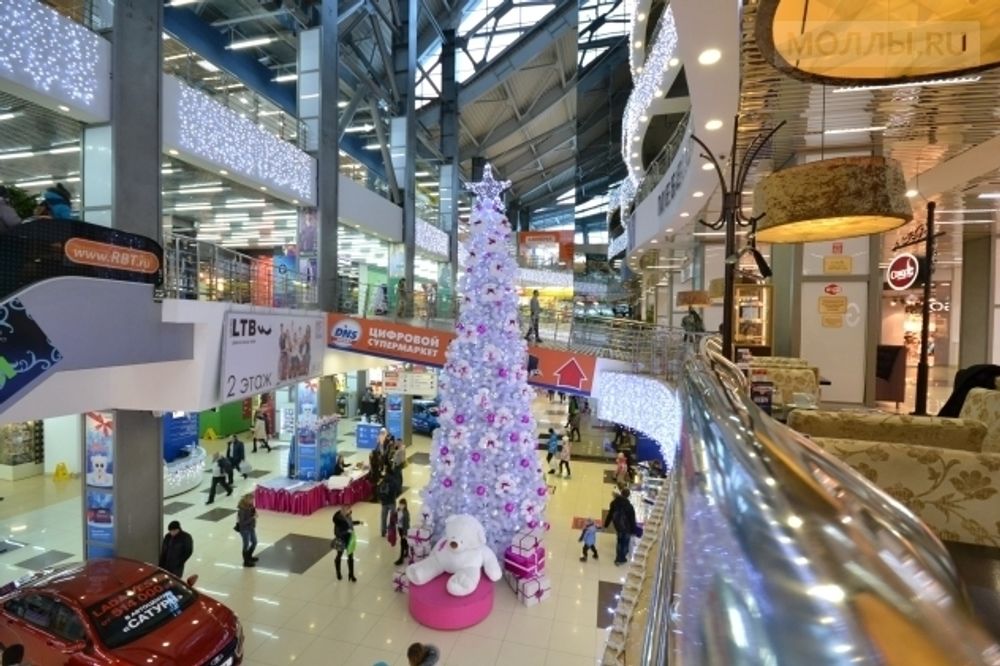 Уличная елка каркасная «Евро-2 белая» (белая пвх) 15 м