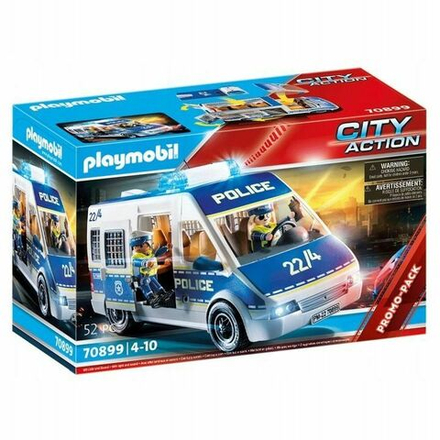 Конструктор Playmobil City Action - Полицейский автобус со светом и звуком - Плеймобиль Сити 70899