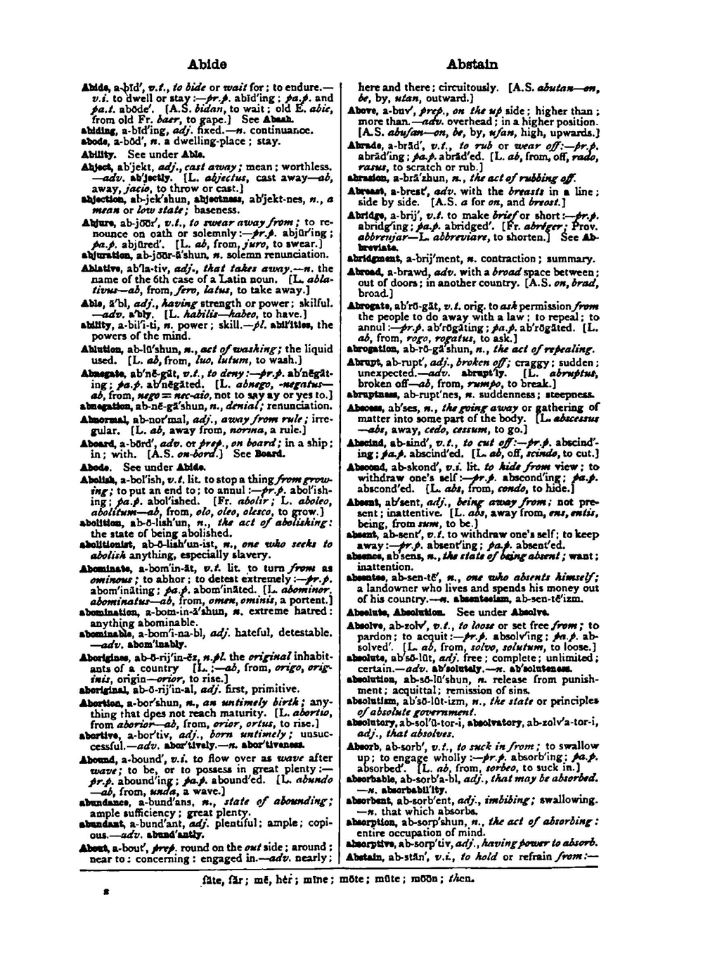 Etymological Dictionary of the English Language | W. Chambers