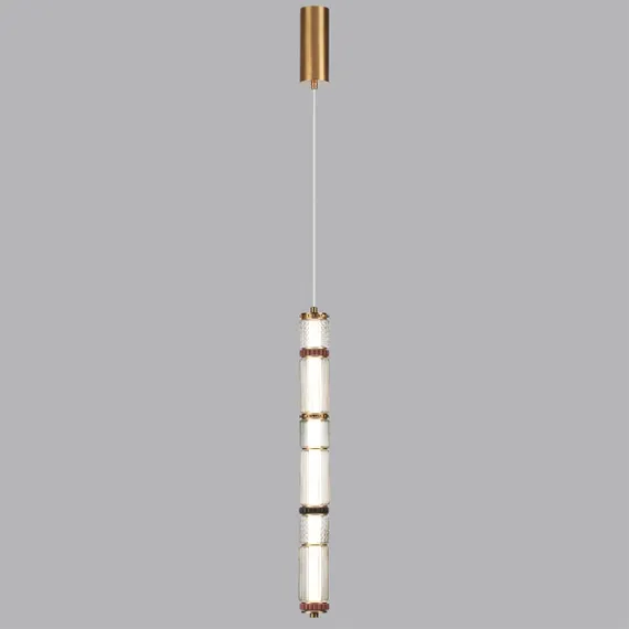 5455/18L L-VISION ODL_EX26 043 сатин.латунь/терракот/черный Подвес LED 22W 4000K COLLIER