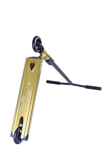 Трюковый самокат Tech Team Hex 2021, золотой