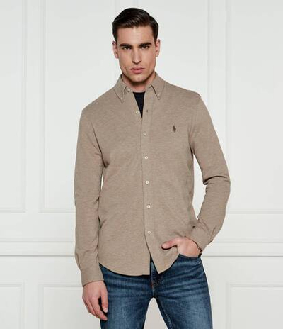 Рубашка POLO RALPH LAUREN - бежевый(710654408)