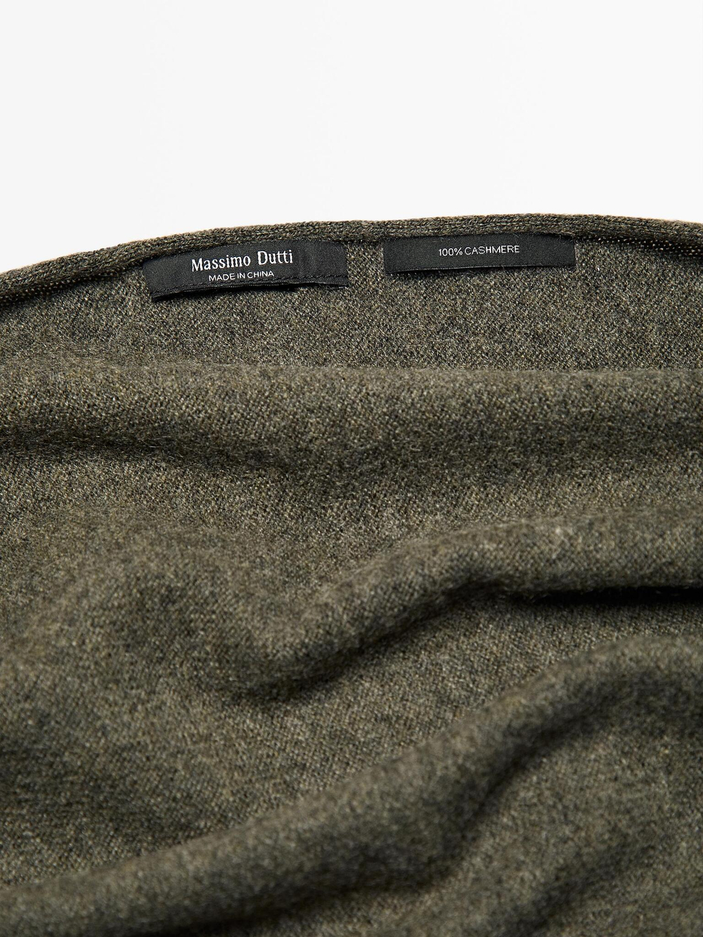 Massimo Dutti Бандана из 100% кашемира, зеленый