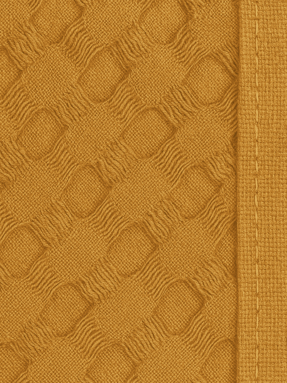 Плед "ERICA" 220х240, цвет Горчичный