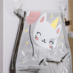 Набор для детского сада: кармашек, коврик, наклейки. Котик