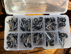 набор тюльпан рыболовных для ремонта удилища 80 штук