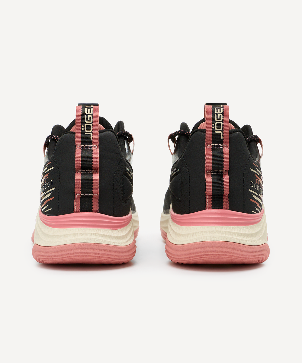 Кроссовки баскетбольные JÖGEL Contest, черный/розовый