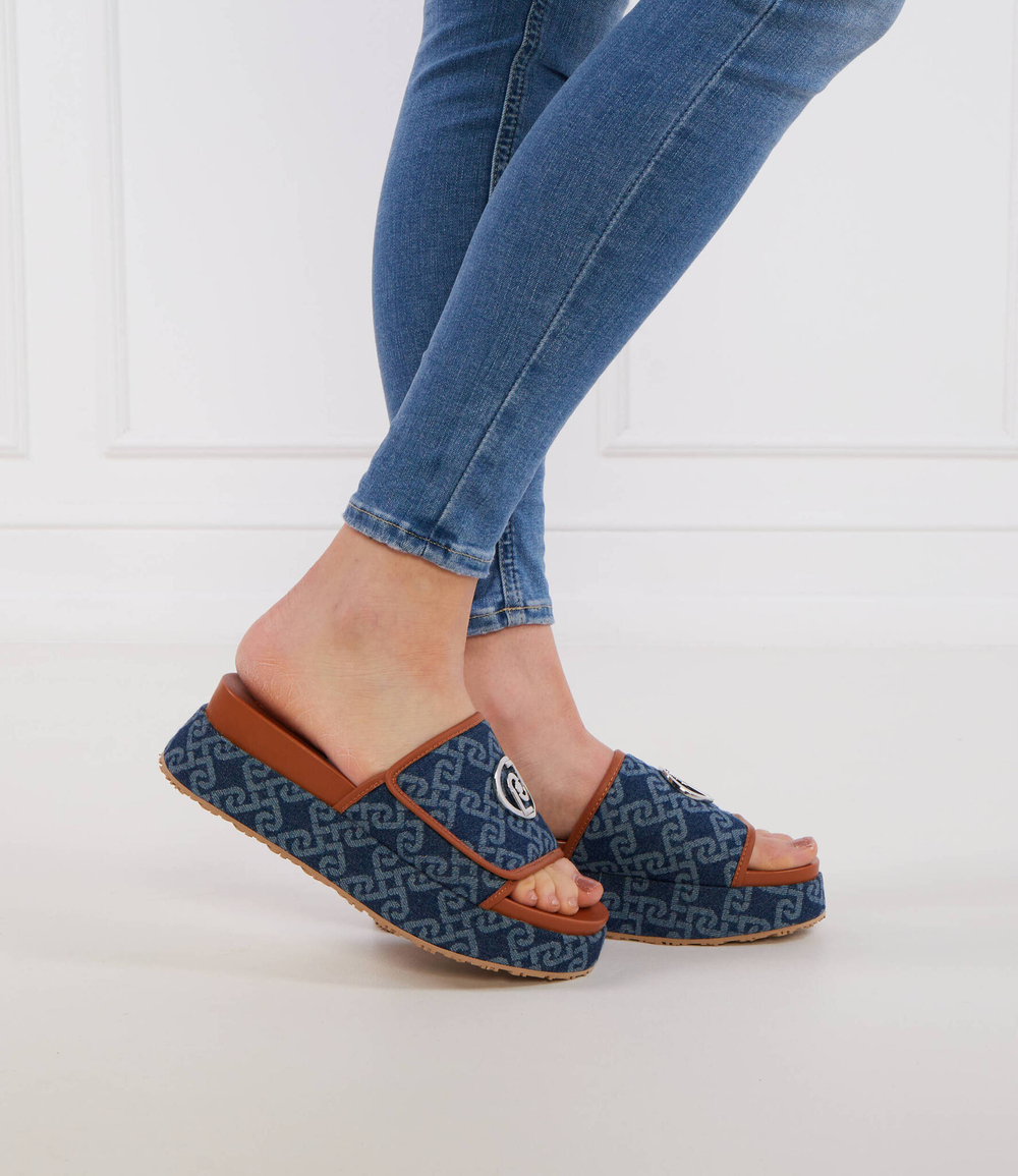 Шлепанцы Liu Jo - темно-синий(SA3029 TX307)