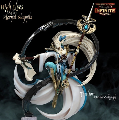 Elven Sorcerer/ Great Calligraph